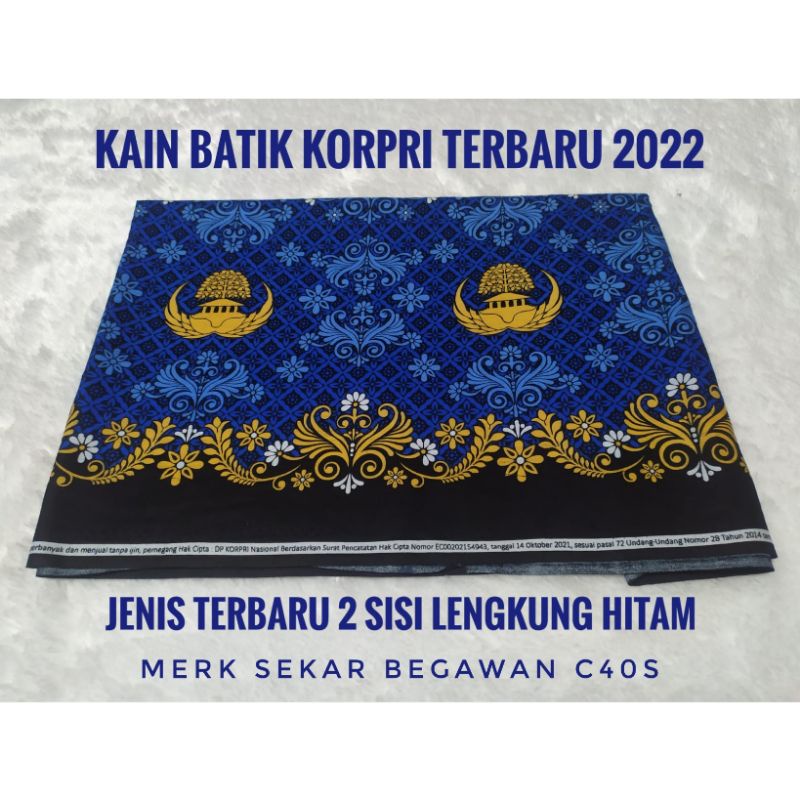 kain batik korpri jenis terbaru 2022 C40s termurah