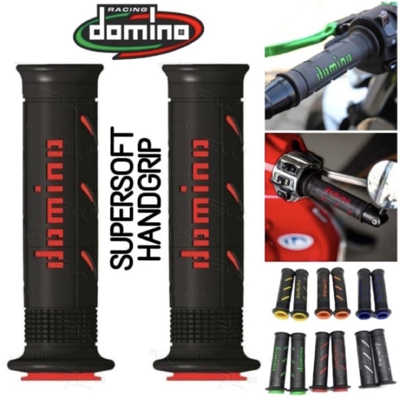 Handgrip Domino Handgrip Domino Handgrip Motor Variasi Domino Garis Universal Nmax,Aerox,Pcx,Vario,R15,Vixion,Cbr150r,Ninja Dan Motor Lain Nya