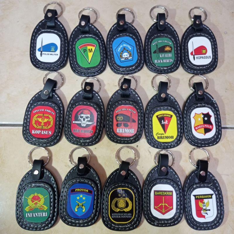 gantungan kunci varian logo kepolisian sepak bola#cartinhy