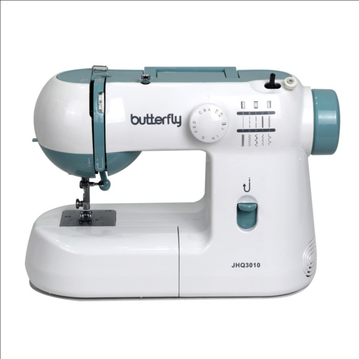 Sewing Mesin Jahit Butterfly Jhq3010 / Jhq-3010 Portable Multifungsi