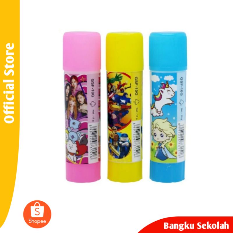 

Lem Glue Stik Kartun Lucu 10 Gram Montana