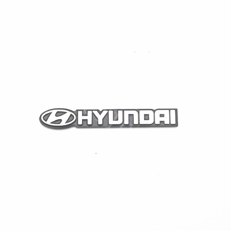 Hyundai 4Pcs Stiker Logo Mini Bahan Alloy Untuk Speaker Mobil Trajet H1 i10 i20