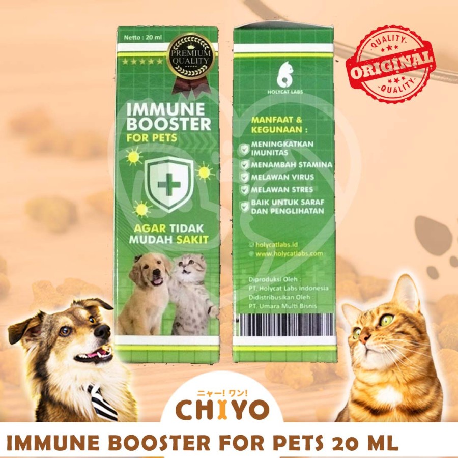 IMMUNE BOOSTER FOR PETS 20ML [VITAMIN ANJING KUCING]