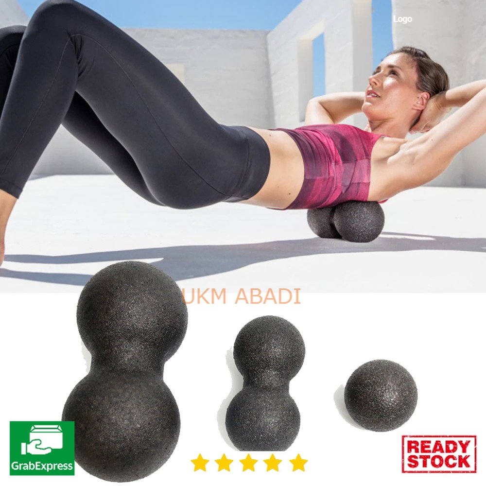 Yoga Pilates Alat Bantu Yoga Foam Block Roller Ball 8x16cm D335