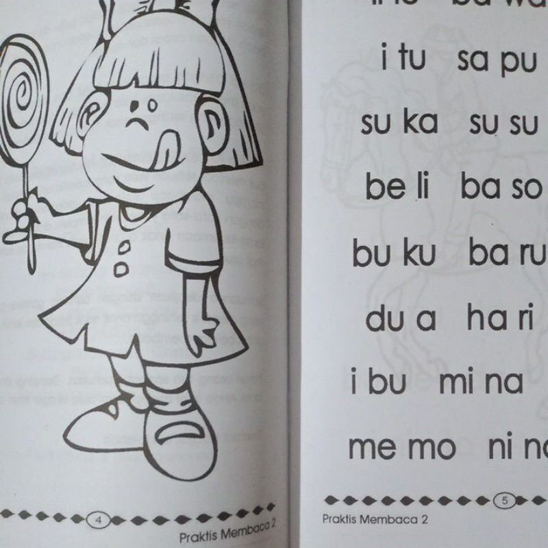 Buku Praktis Membaca Untuk TK &amp; SD Buku 1 - 2