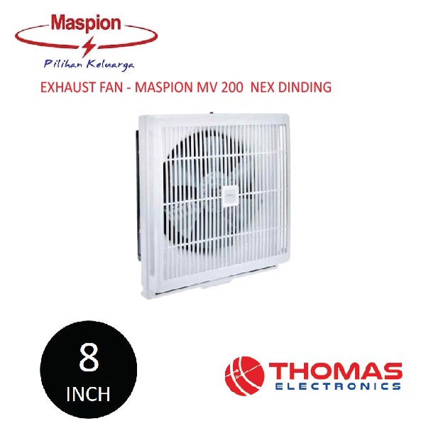 EXHAUST FAN MASPION MV 200 NEX DINDING EXHAUST FAN MASPION 8" GARANSI RESMI