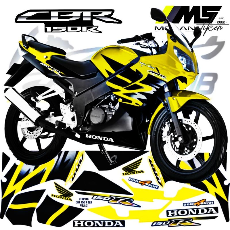 Decal Sticker Striping Variasi Motif Ori Honda CBR 150 R OLD 2003-2004-2005-2006-2007-2008-2009 /CBR
