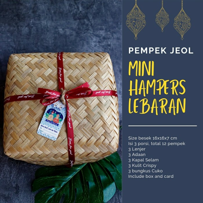

[COD] Pempek Jeol Parsel Hampers Lebaran Besek isi 3 Porsi/12 pcs