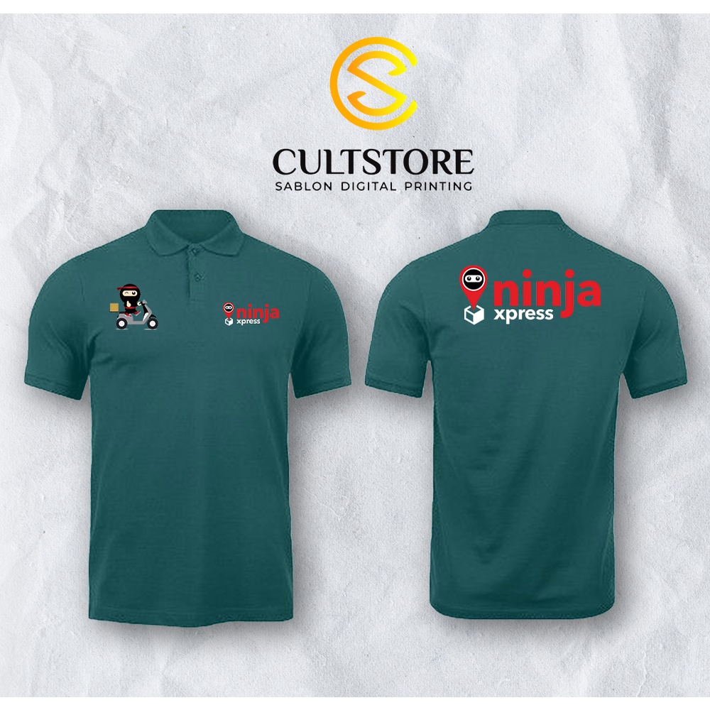 POLO SHIRT NINJA XPRESS – Polo Ninja Xpress – Kaos Ninja Xpress – Baju Ninja Xpress kurir – Custom