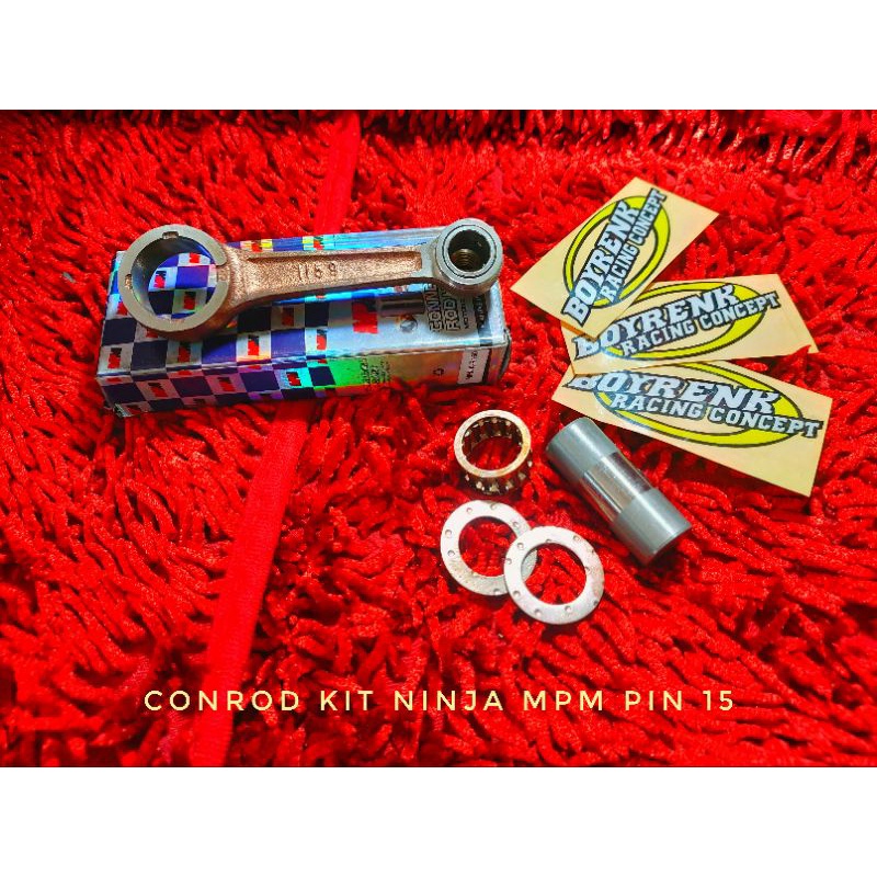 STANG|CONROD KIT  NINJA R 150 2T MPM |STANG NINJA PNP PEN 15 PNP LGH 74 MERK MPM  - BOYRENK RACING