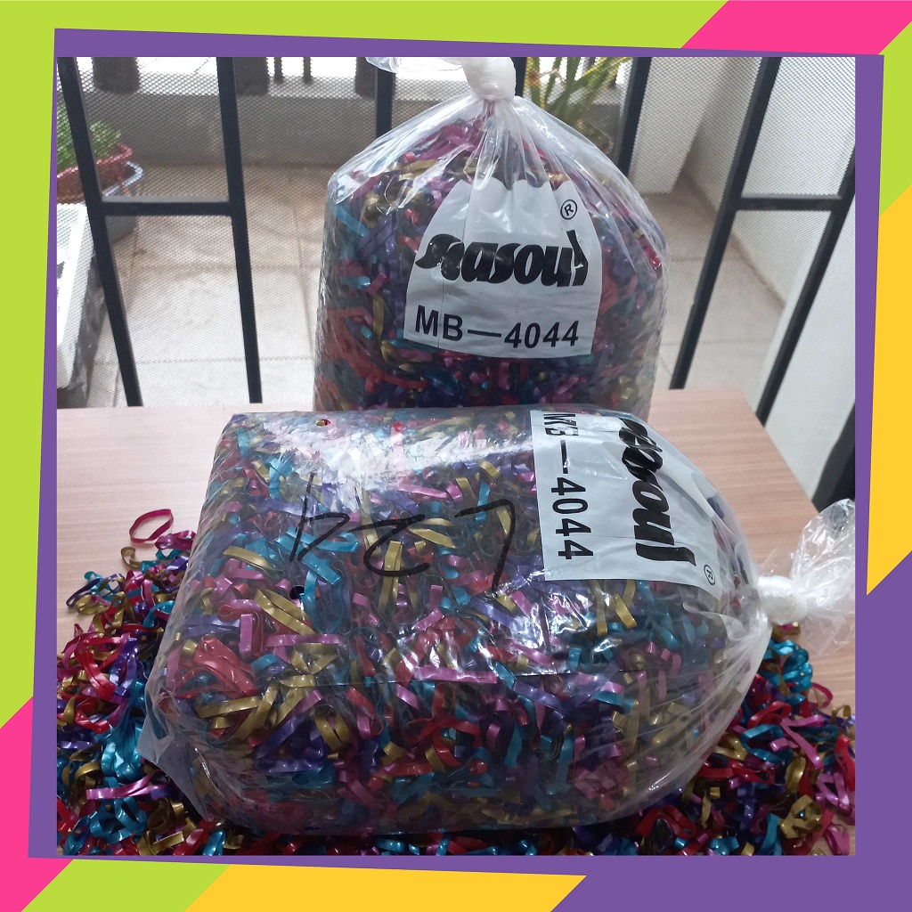 1814 [Grosir] isi 1kg karet Jepang ukuran L warna metalik