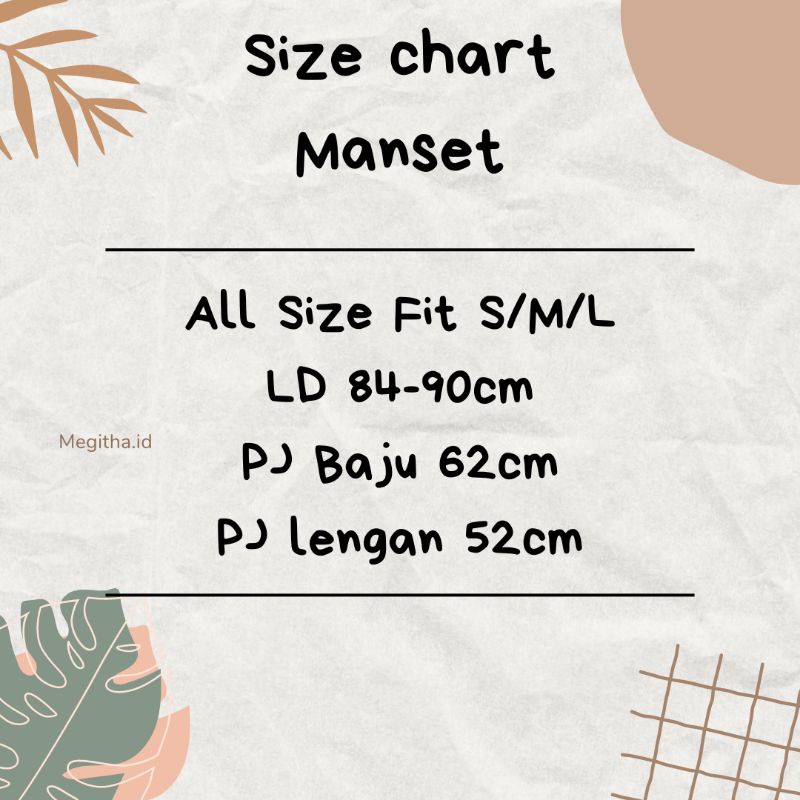 manset | manset lengan panjang | manset polos