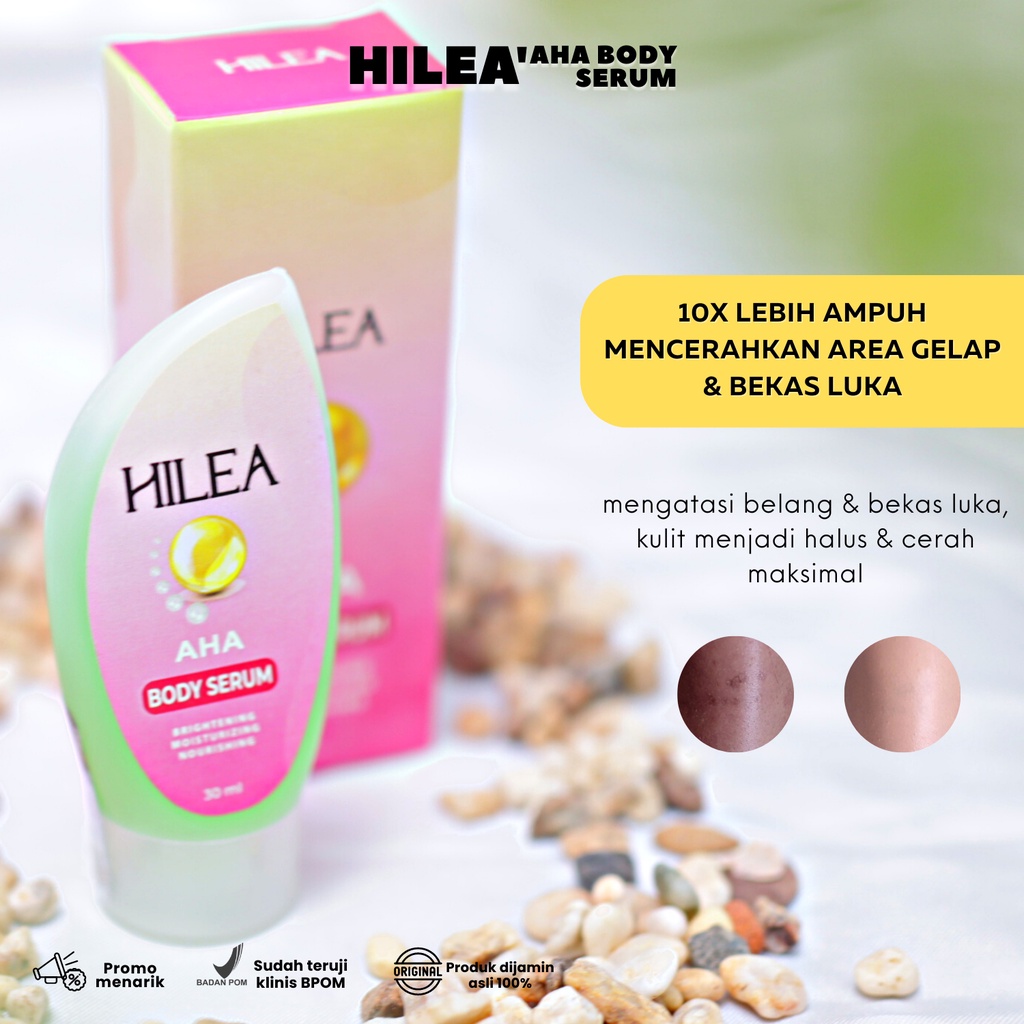 Jual Hilea AHHA Body serum ORIGINAL BPOM I Pemutihan Semua Jenis Kulit