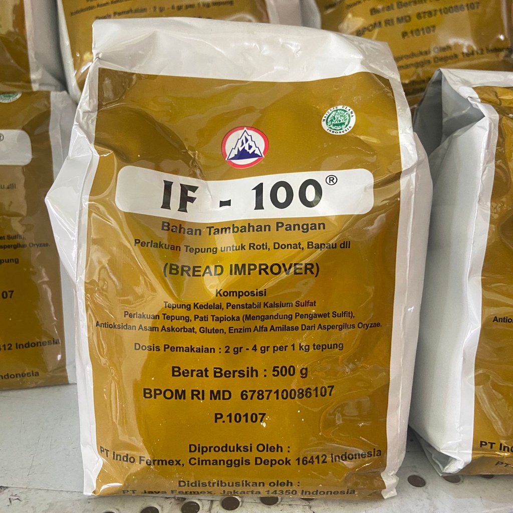 

IF-100 BREAD IMPROVER KEMASAN 500GR