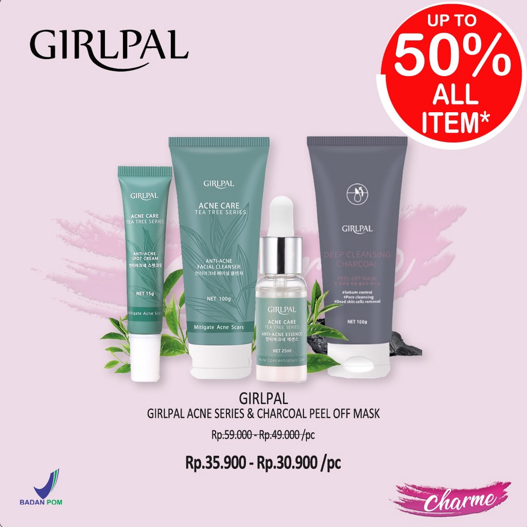 (READY &amp; ORI) Girlpal Anti-Acne Essence / Spot Cream / Cleanser