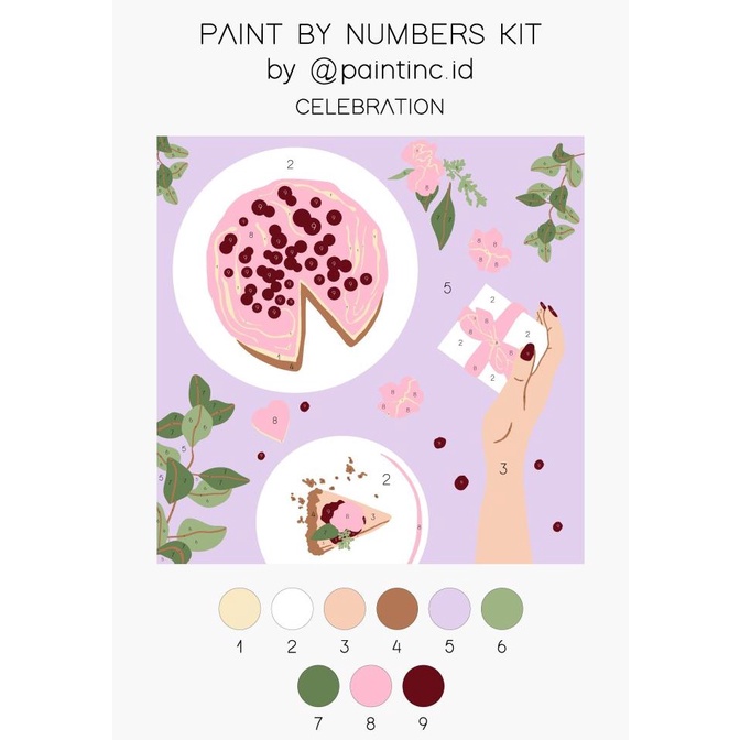 

Paint by Numbers Kit: Celebration| Paint Inc. ID | Painting Kit