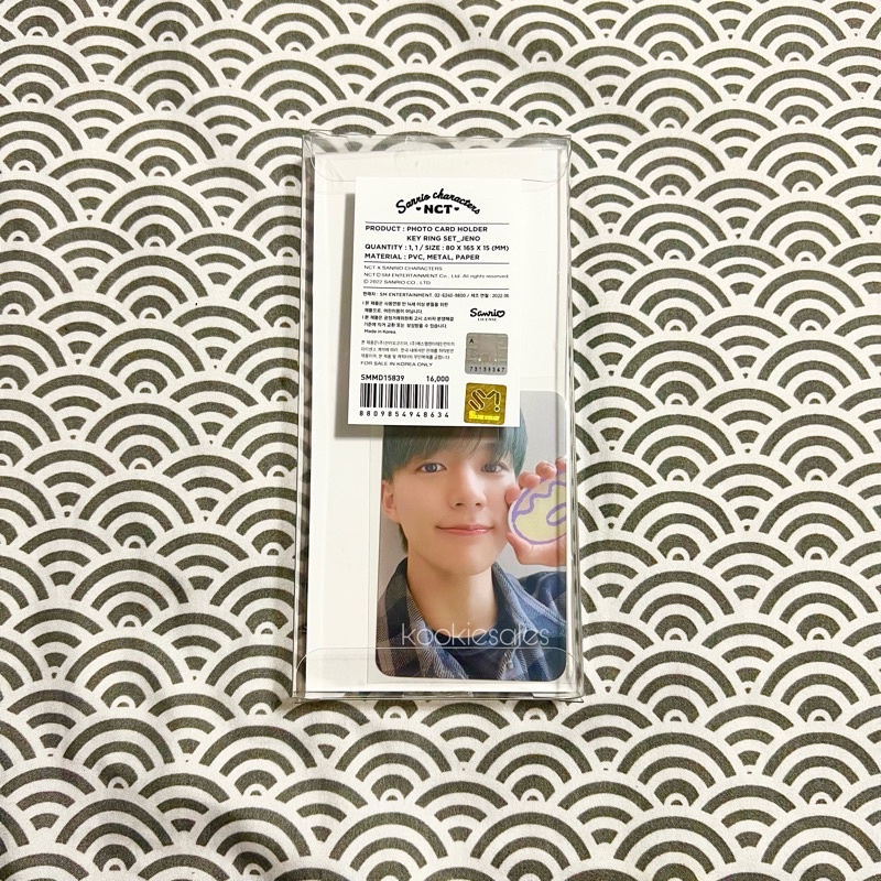 (SEALED) Sanrio x NCT Photocard Holder Keyring Jeno Dream Cinnamoroll Photocard PC Fullset