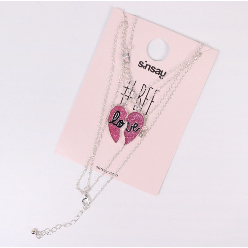 sinsay bff neckacles kalung best friend set