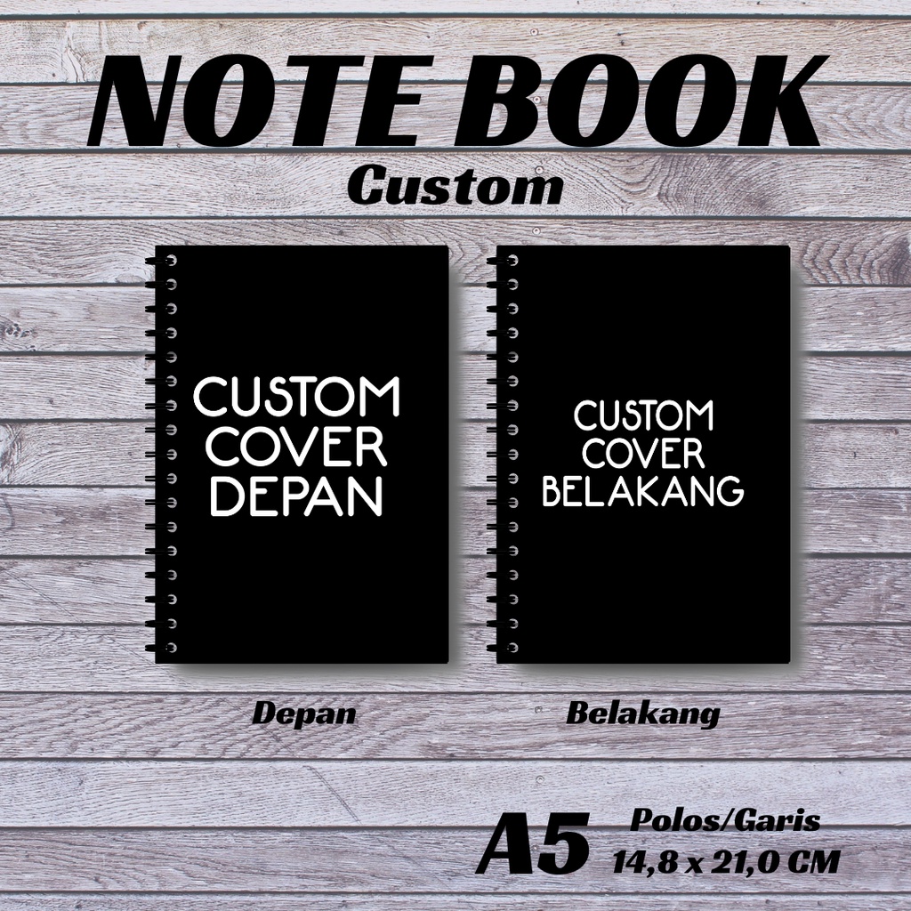 

Notebook Custom A5 Cover Bebas Buku Catatan Custom Aesthetic