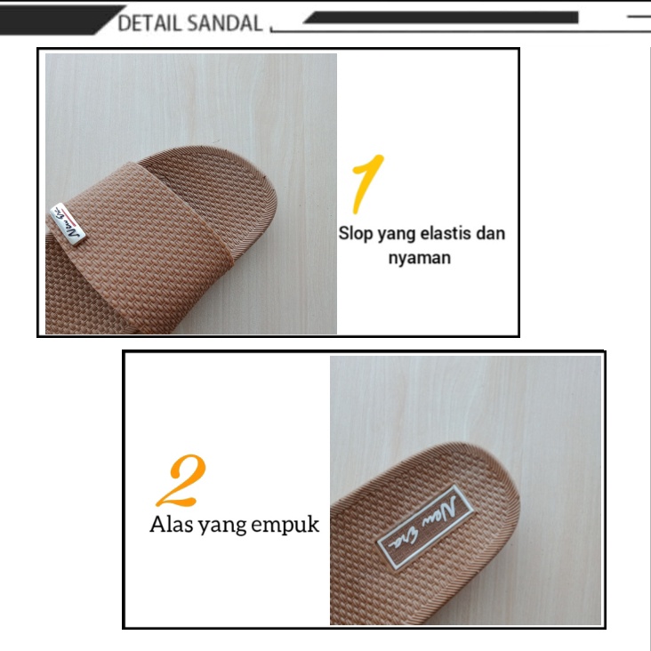 gof NEW ERA LB 753.B Sandal Karet Wanita Slop Sandal Slop Jelly Sandal Wanita Slip On Terbaru Santai