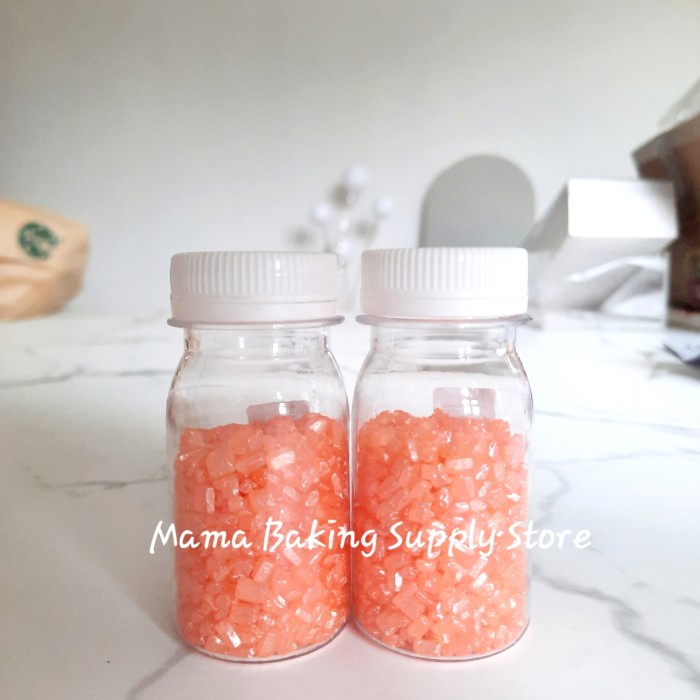 

Sprinkle SUGAR ORANGE Gula Oren Topping Hias Kue Cake Decor -+ 50 gr