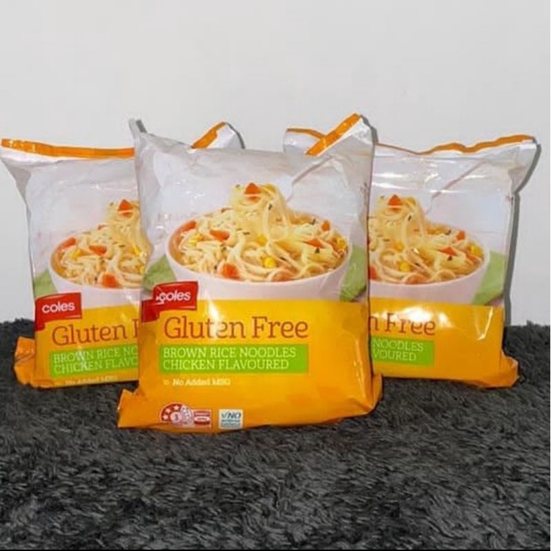 Jual Coles gluten free brown rice noodles chicken flavour Shopee