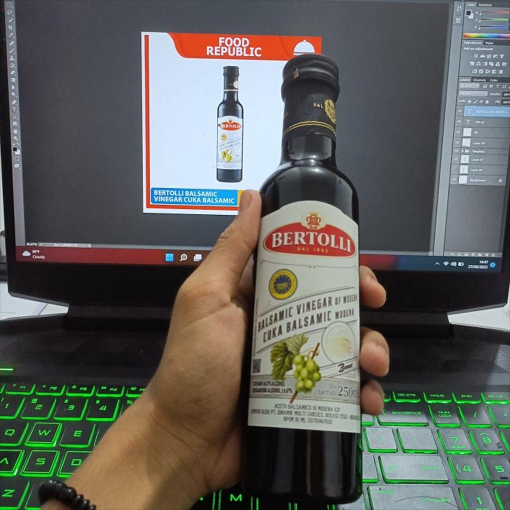 Bertolli Balsamic Vinegar Of Modena 250 ml Cuka Makan Balsamic