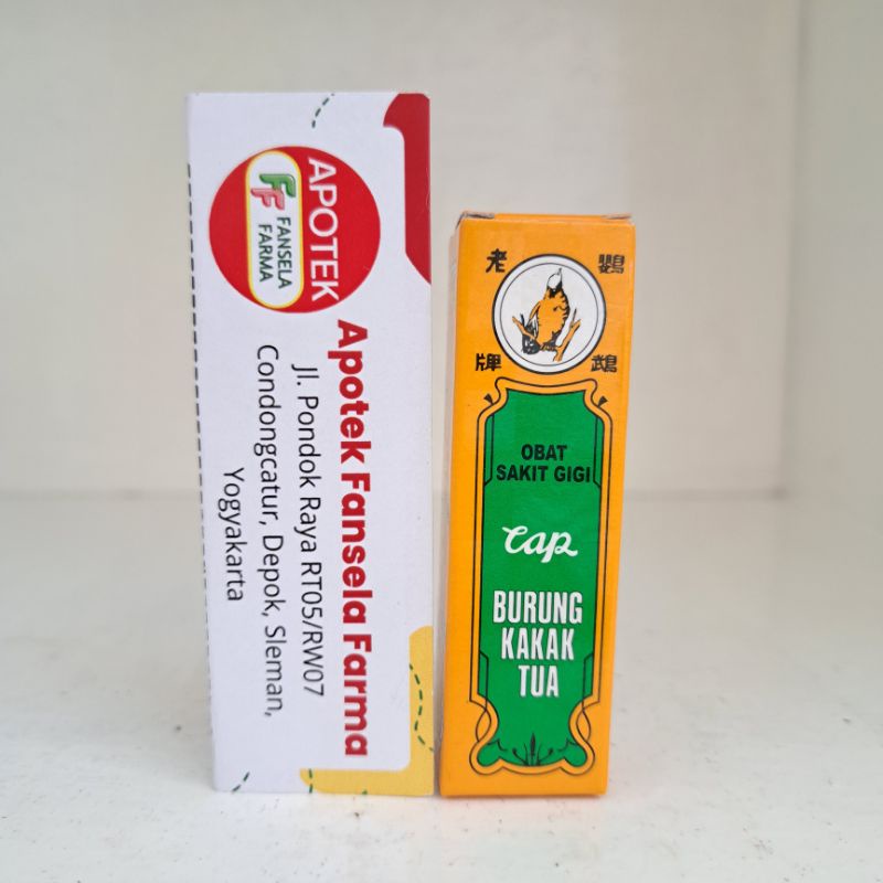 Burung Kakak Tua obat sakit gigi Obat cap Kakak Tua