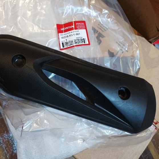 Tameng cover knalpot beat karbu Original