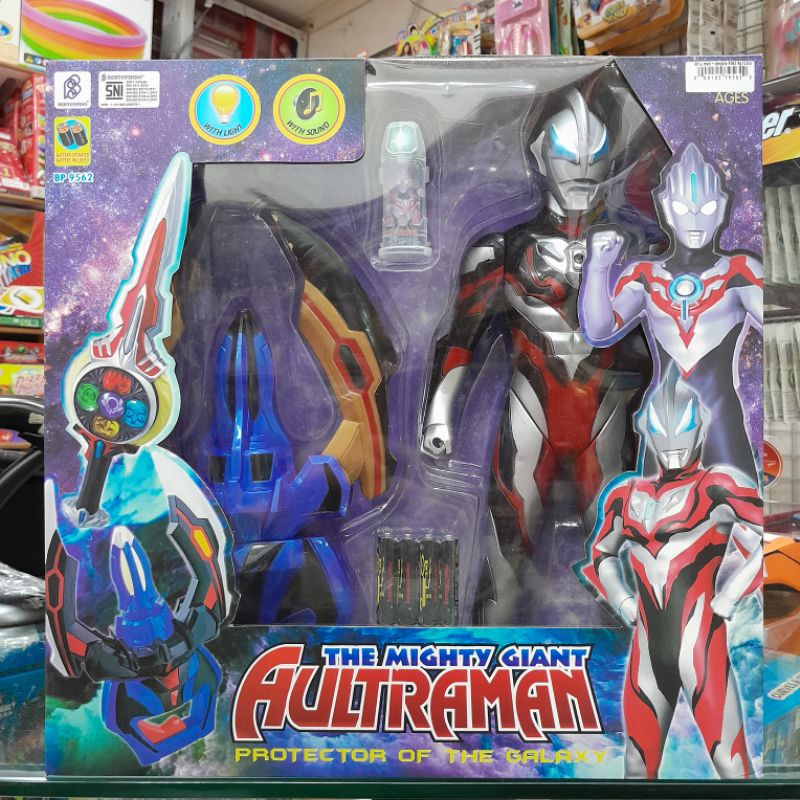 terminal toys ROBOT ULTRAMAN PAKAI BATRE ISI 2pcs mainan anak