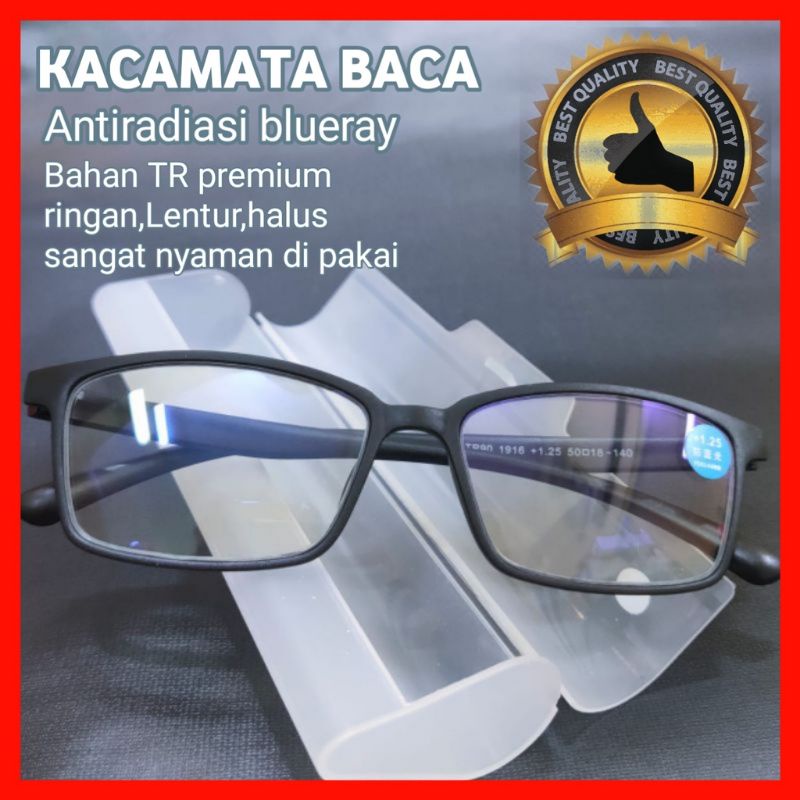 Kacamata baca auto fokus one power antiradiasi sinar hp laktop,