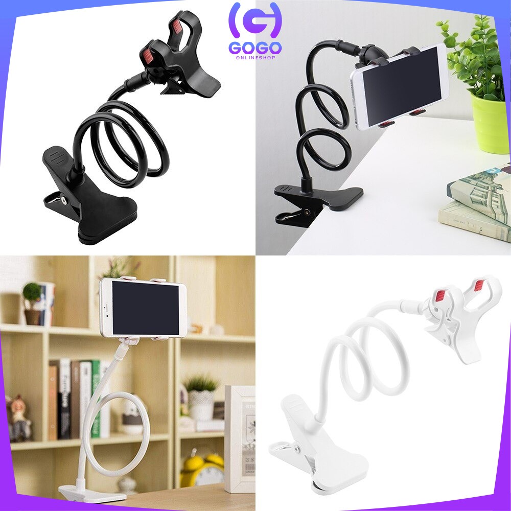 GOGO-C372 Lazypod Hp Holder Plastik Penyangga Hp / Lazypod Jepit 2 Clips / Lazy Pod Phone Holder Handphone