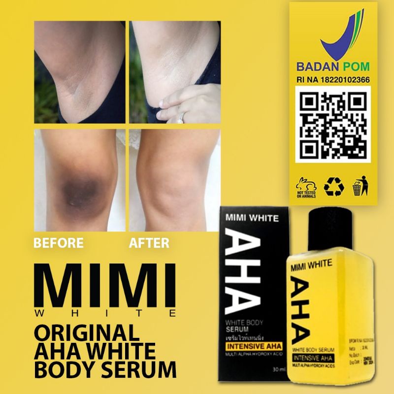 Mimi White AHA Body Whitening Serum Booster 100ml