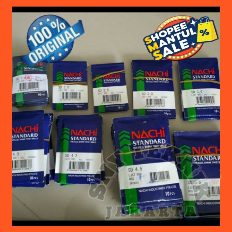 Mata Bor Besi Bahan Baja 12 mm NACHI