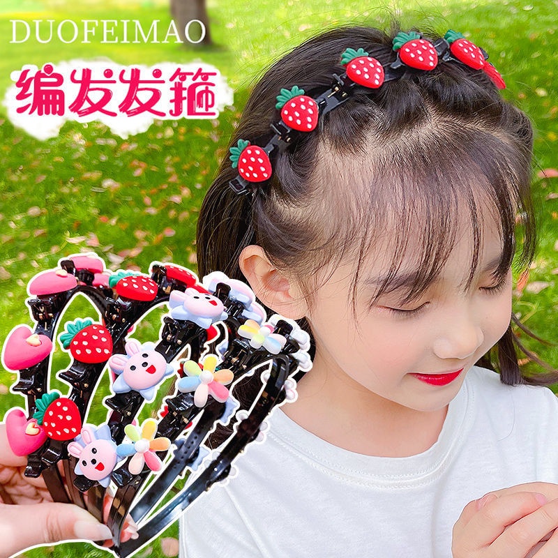 BANDO FASHION KOREA RAMBUT 2IN1 AKSESORIS WANITA ANAK DEWASA KARAKTER CANTIK (VC)