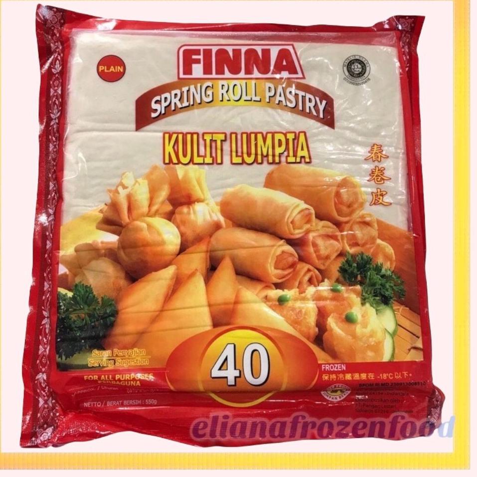 

10.10 Product HOT FINNA KULIT LUMPIA BESAR ISI 40 / FINNA SPRING ROLL PASTRY 215 X 215 MM !