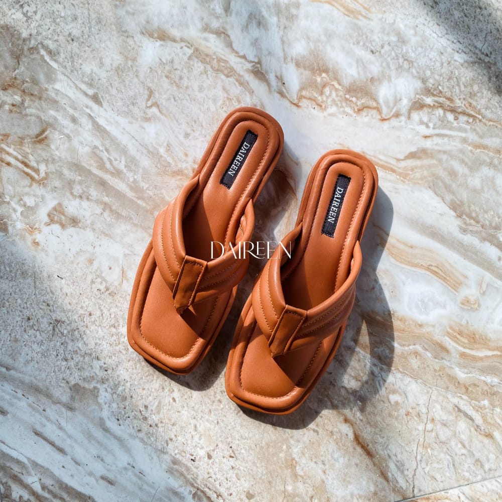 DAIREEN sandal wanita Emily Platform premium best seller model terbaru 2022 warna denim blue, mint green, purple, apricot, and black ukuran 37-40