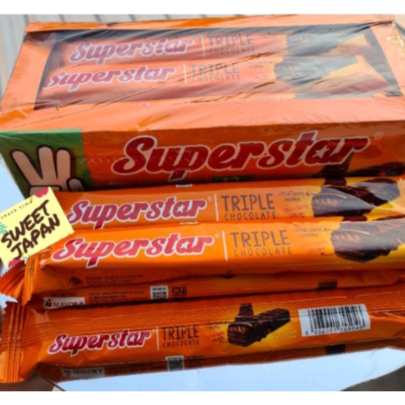 

Superstar Triple Full Chocolate 16g x 12pcs/Box