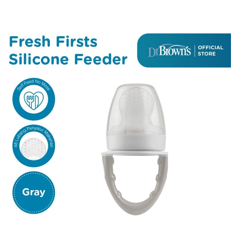 DR BROWNS Fresh First Silicone Food Feeder