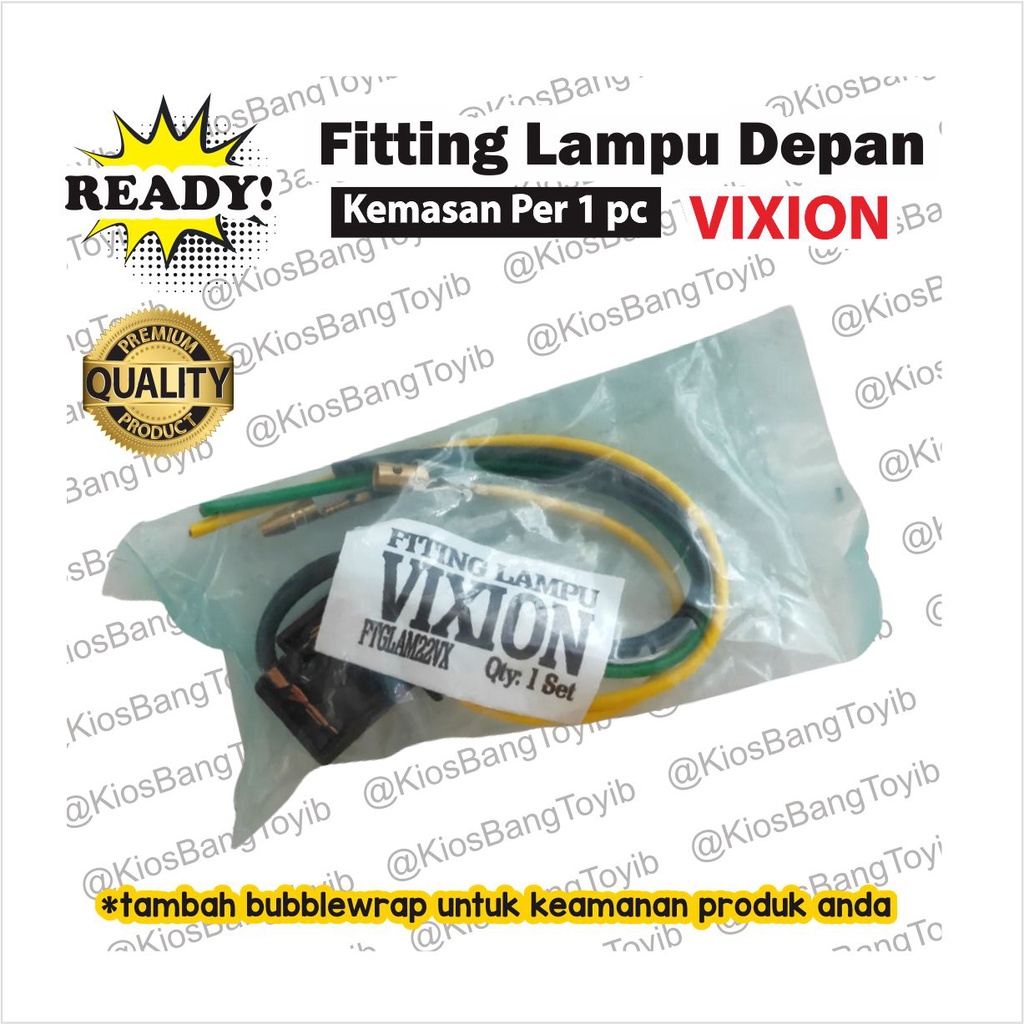 Fitting Cop Soket Socket Lampu Depan H4 Yamaha VIXION SCOOPY (yusho)