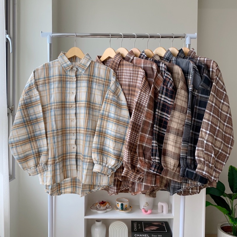 KEMEJA FLANEL /KEMEJA FLANEL WANITA / KEMEJA OVERSIZE /KEMEJA FLANEL PREMIUM TEBAL