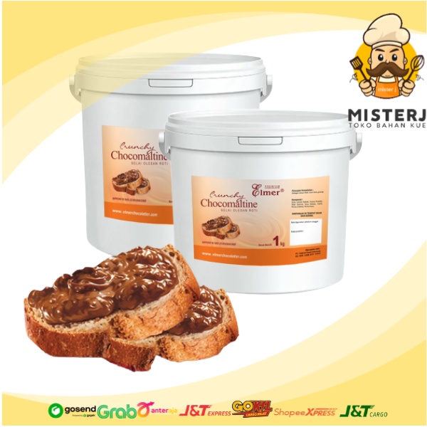 

Elmer Spread Crunchy Chocomaltine | 1 Kg | Selai Elmer Chocomaltine | BEST SELLER