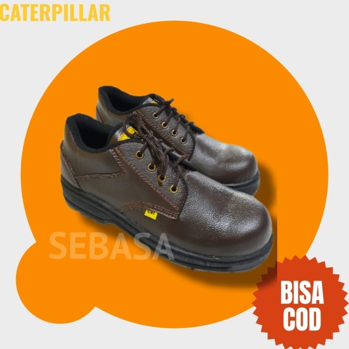 COD SEPATU SAFETY SEMI BOOTS PRIA KULIT BOOT SAVETY BUT SEPTI BUTS SEVTI BOT SEPTY BOTS SEFTY KERJA PROYEK