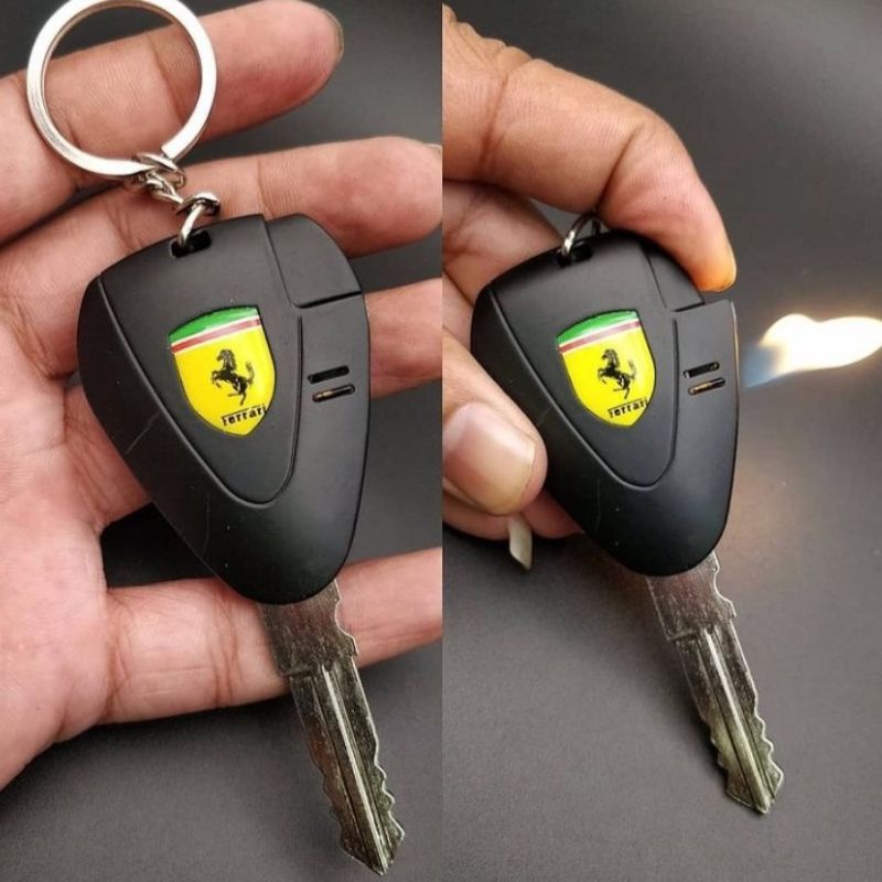 Unik-Korek Api Gas Model Gantungan Kunci Mobil/Mancis Gas/Korek Api Unik