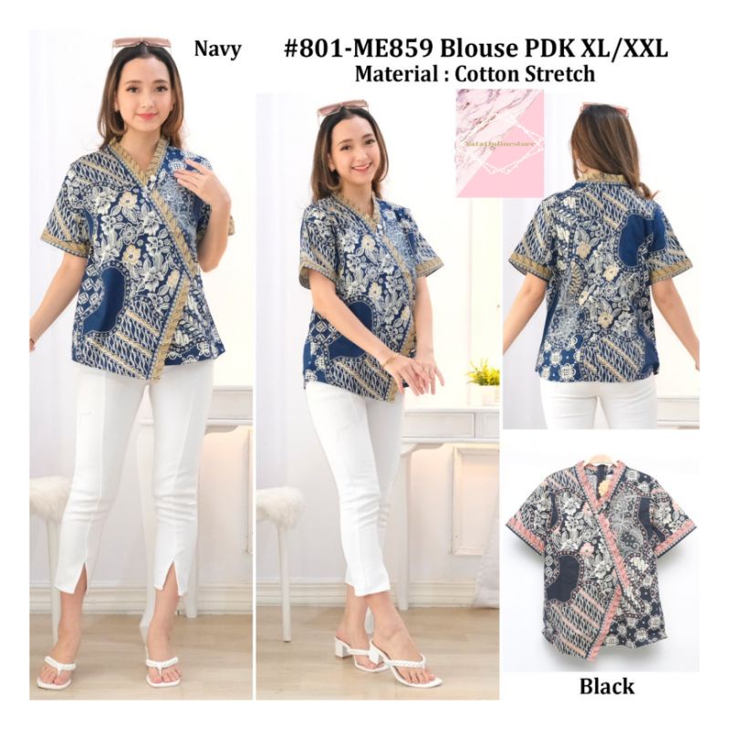 PROMO Batik BIG Size / baju batik cewek / atasan batik cewek / baju batik kantor / baju batik