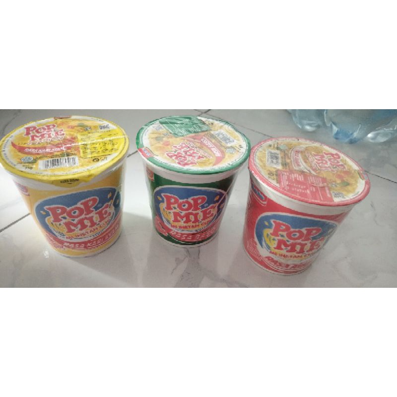 

Pop Mie 75gr Rasa Baso, Kari Ayam, Rasa Ayam
