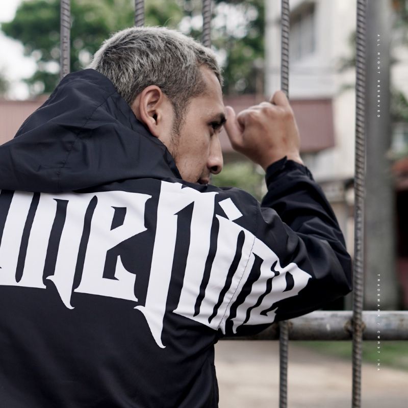 JACKET ZEPHYR BIG POCKET BLACK WHITE SERIES | KSR ONEONENINE