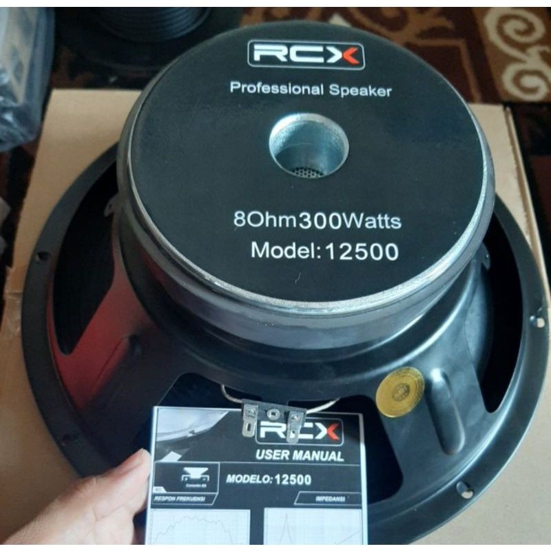 speaker RCX 12 inc 12500. barang baru & istimewa