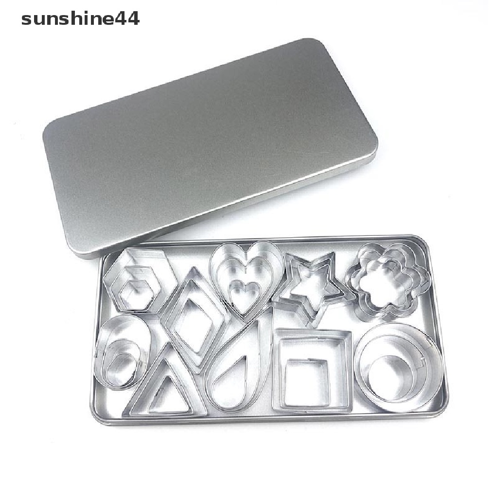 Sunshine Cetakan Pemotong Clay Polimer Bentuk Geometri Bahan Stainless Steel