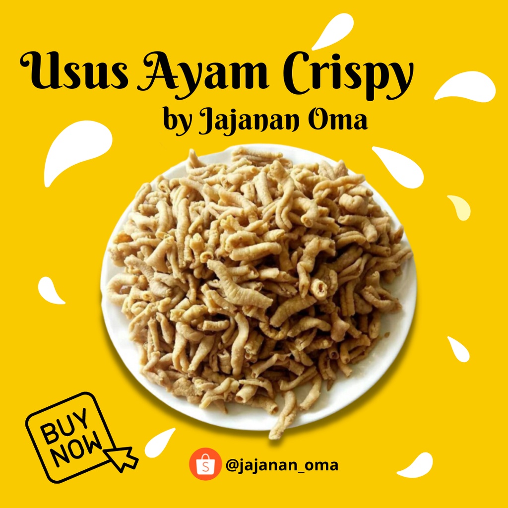 Jual Keripik Usus Ayam Crispy Original Cita Rasa Khas Oma Leha Enduls 